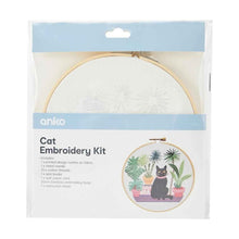 Cat Embroidery Kit