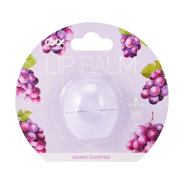 Lip Balm  Grape Scented and Shea Butter - OXX Skincare