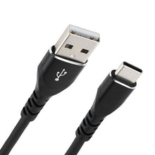 Coiled USB-A to USB-C Cable - Charging and Syncing