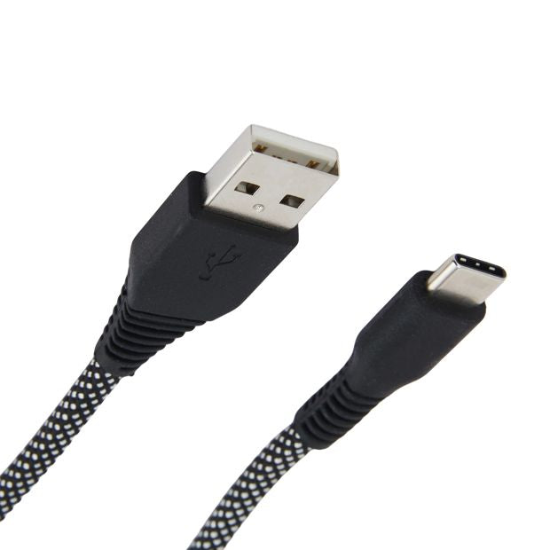 Magnetic USB-A to USB-C Cable  Black - Anko