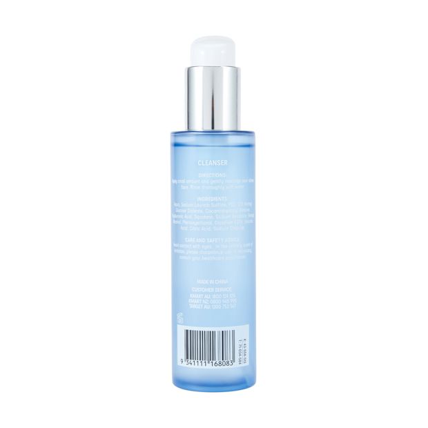 Step 1 AM/PM Hydrate Cleanser 150ml, Hyaluronic Acid and Squalane - OXX Skincare