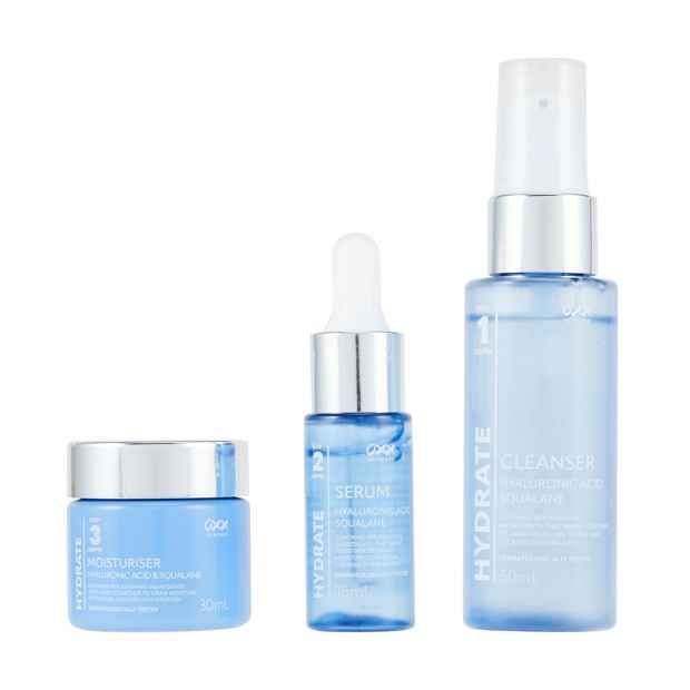 Hydrating Mini Set, Hyaluronic Acid and Squalane - OXX Skincare