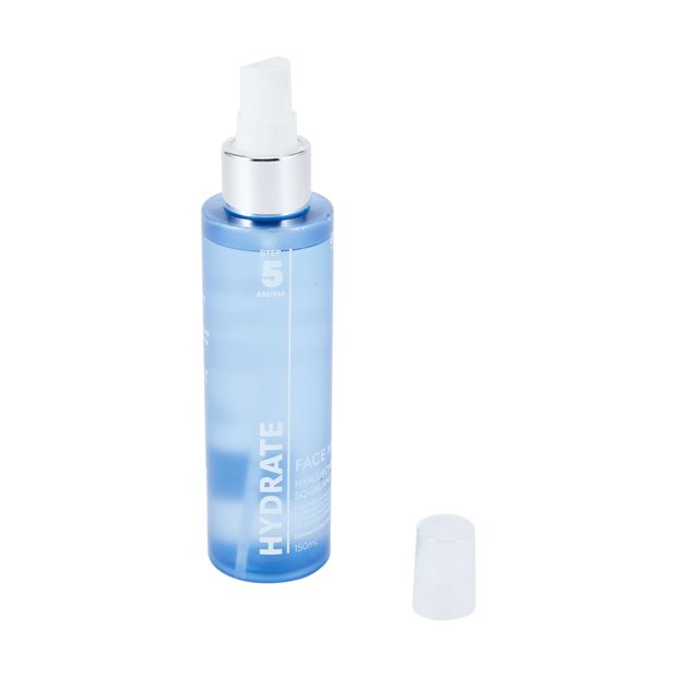 Step 5 AM/PM Hydrate Face Mist 150ml, Hyaluronic Acid and Squalane - OXX Skincare