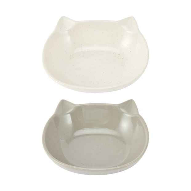Cat Bowl Ceramic, Assorted - Anko