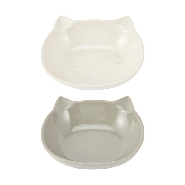 Cat Bowl Ceramic, Assorted - Anko