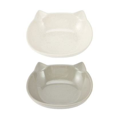 Cat Bowl Ceramic, Assorted - Anko