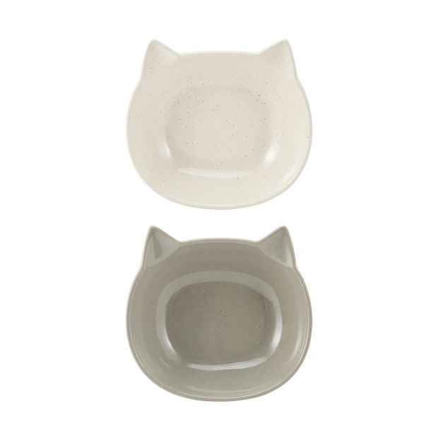Cat Bowl Ceramic, Assorted - Anko
