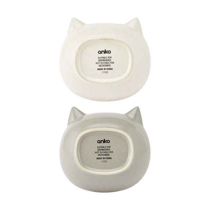 Cat Bowl Ceramic, Assorted - Anko