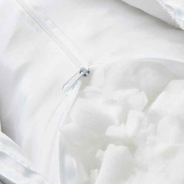 Adjustable Memory Foam Cooling Pillow, High Profile, White - Anko