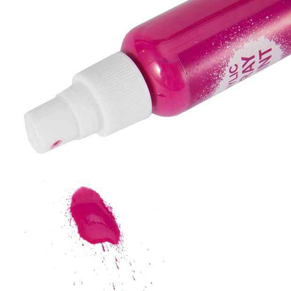 Acrylic Spray Paint Set - 8 Pack Assorted Colours