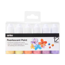 12 Pack Dimensional Pearlescent Paint - Anko