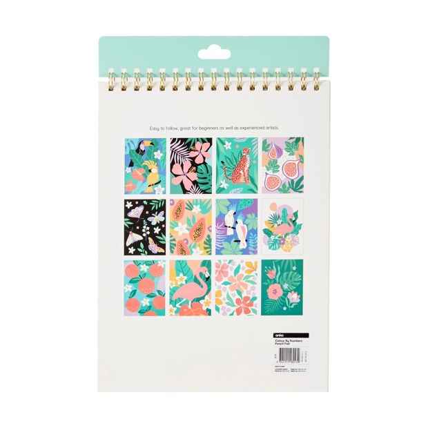 Number Colouring Art Pad with Pencils