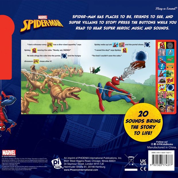 Marvel Spider-Man Ready, Set, Swing! - Sound Book