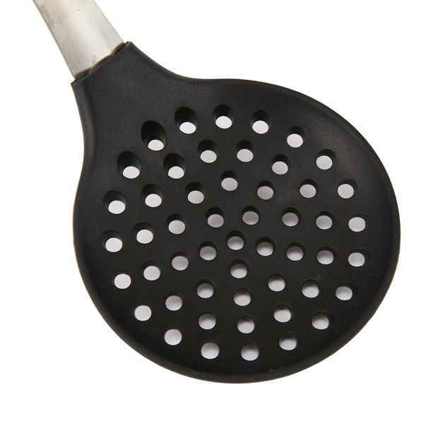Silicone and Stainless Steel Skimmer with Soft Touch Handle - Anko