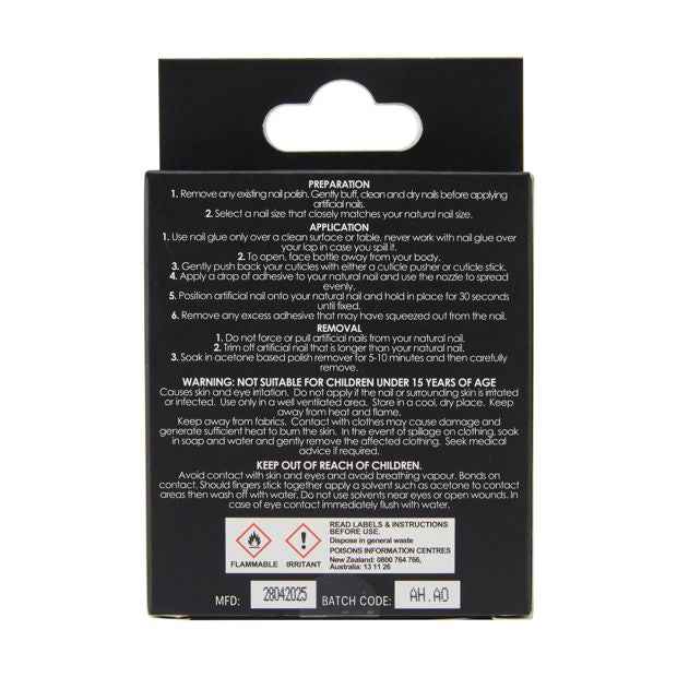 24 Pack Artificial Nails with Adhesive, Pointed Stiletto Shape, Pink French Tip - OXX Cosmetics