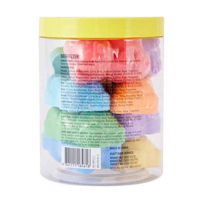 9 Pack Multi Bath Fizzer  Cotton Candy Scented - OXX Bodycare
