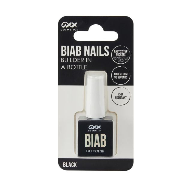 BIAB Gel Nail Polish  Black - OXX Cosmetics