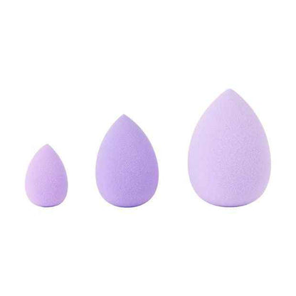 3 Pack Blender Sponge, Purple - OXX Cosmetics