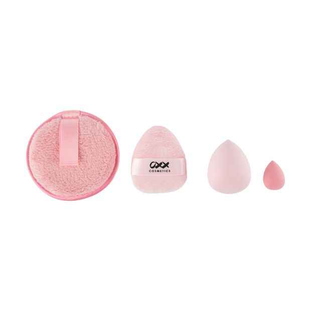 4 Pack Beauty Essentials Kit, Pink - OXX Cosmetics