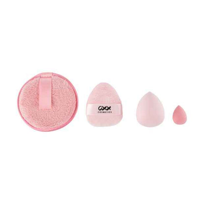 4 Pack Beauty Essentials Kit, Pink - OXX Cosmetics