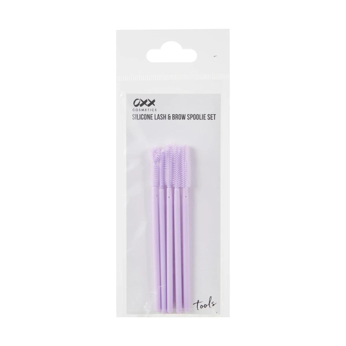 OXX Cosmetics Silicone Lash and Brow Spoolie Set - Purple