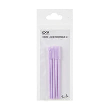 Silicone Lash and Brow Spoolie Set, Purple - OXX Cosmetics