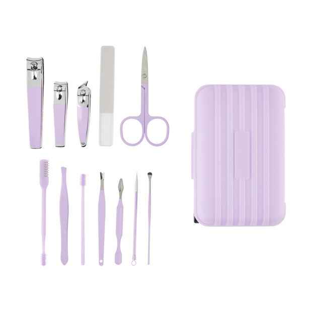 13 Piece Manicure Suitcase Kit - OXX Cosmetics