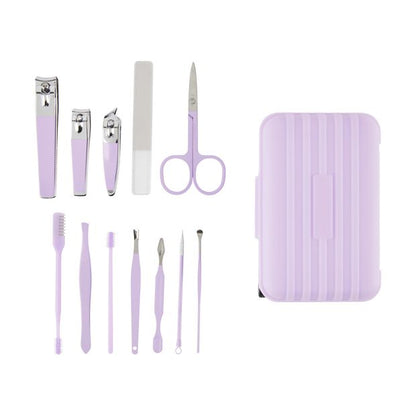 13 Piece Manicure Suitcase Kit - OXX Cosmetics