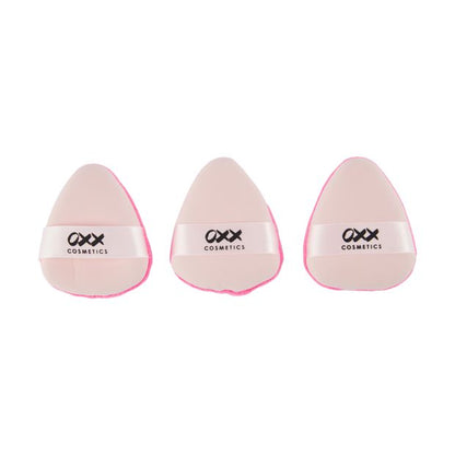 3 Pack Double Sided Powder Puff, Pink - OXX Cosmetics