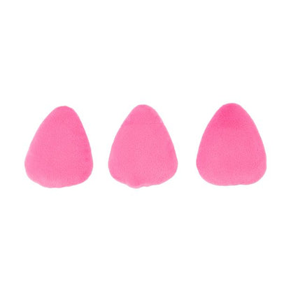 3 Pack Double Sided Powder Puff, Pink - OXX Cosmetics