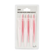 Precision Razor and Brow Razor Set, Pink - OXX Cosmetics