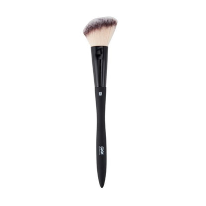 Angled Blush & Contour Brush, Black - OXX Cosmetics