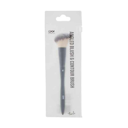 Angled Blush & Contour Brush, Black - OXX Cosmetics