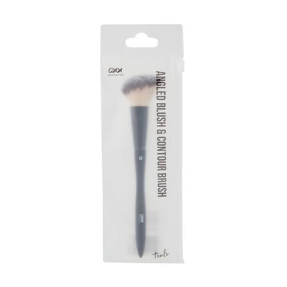 Angled Blush & Contour Brush, Black - OXX Cosmetics