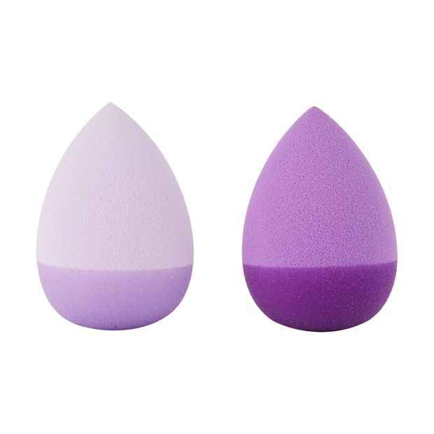 2 Pack Silicone Base Blender Sponge, Lilac - OXX Cosmetics