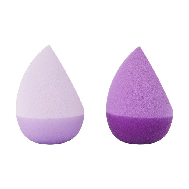 2 Pack Silicone Base Blender Sponge, Lilac - OXX Cosmetics