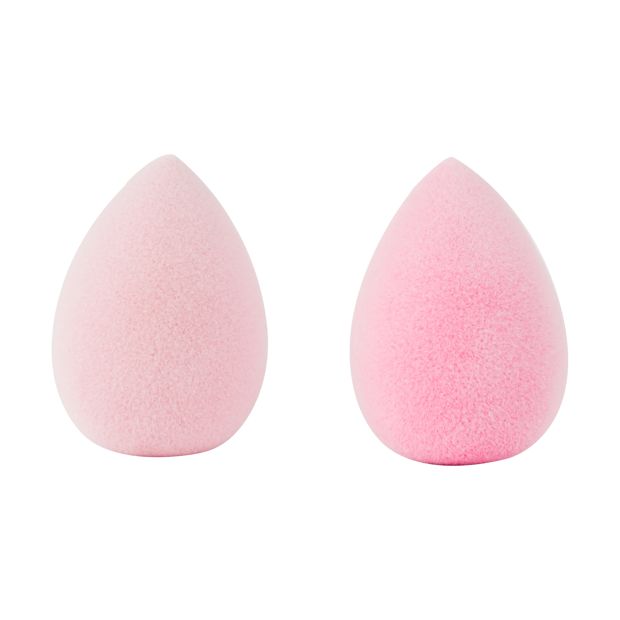 2 Pack Microfibre Velvet Blender Sponge, Pink - OXX Cosmetics