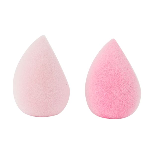 2 Pack Microfibre Velvet Blender Sponge, Pink - OXX Cosmetics
