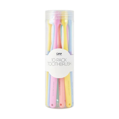 10 Pack Toothbrush - OXX Bodycare
