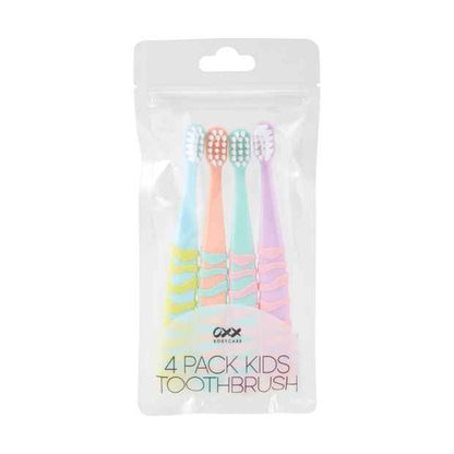 4 Pack Kids Toothbrush - OXX Bodycare