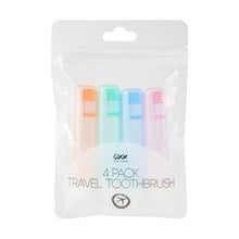 4 Pack Travel Toothbrush - OXX Bodycare