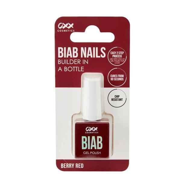BIAB Gel Nail Polish  Berry Red - OXX Cosmetics