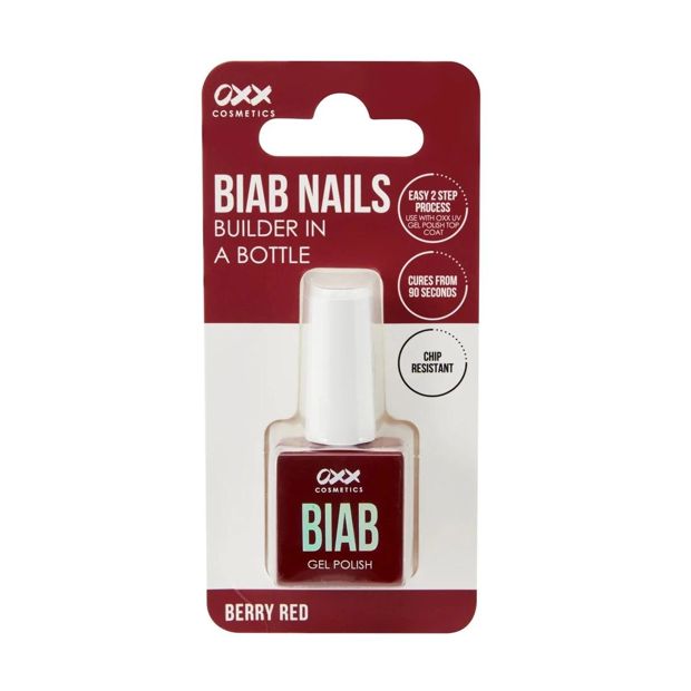 BIAB Gel Nail Polish Berry Red - OXX Cosmetics