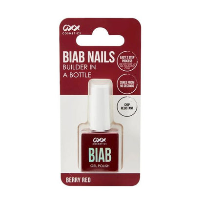 BIAB Gel Nail Polish Berry Red - OXX Cosmetics