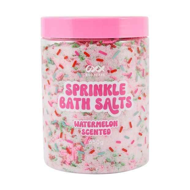 Sprinkle Bath Salts 650g  Watermelon Scented - OXX Bodycare