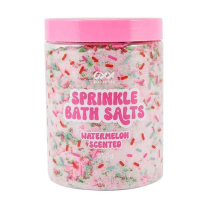 Sprinkle Bath Salts 650g  Watermelon Scented - OXX Bodycare