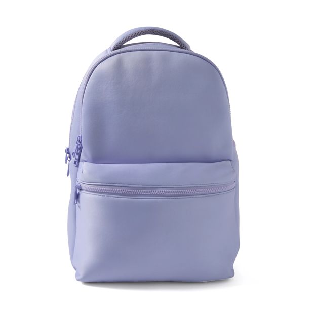 Lilac Neoprene Backpack - Lightweight Daypack