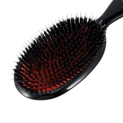 Styling Multi Bristle Oval Paddle Brush, Black and Orange - OXX Haircare