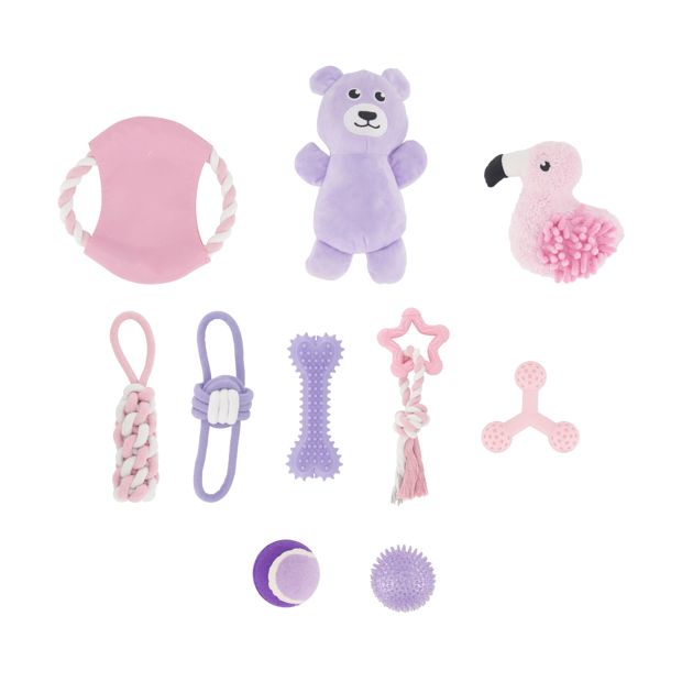 10 Pack Pet Toy Girl Puppy - Anko