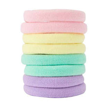 8 Piece Ponytailers, Purple, Pink, Yellow and Green - OXX Haircare